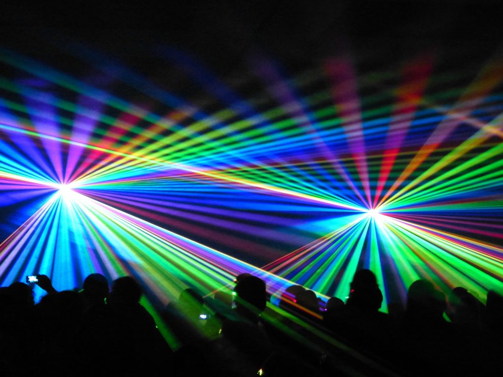 Die Lasershow Für jeden Anlass, indoor wie auch outdoor